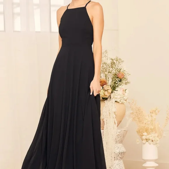 elegant maxi long lace cap sleeve bridesmaid dress Elegant Lace Bodice Cap Sleeve Empire Waist Bridesmaid Dress